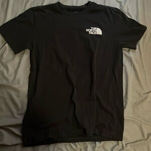 (The North Face T-Shirt) Black and Crème Color and Brand New
